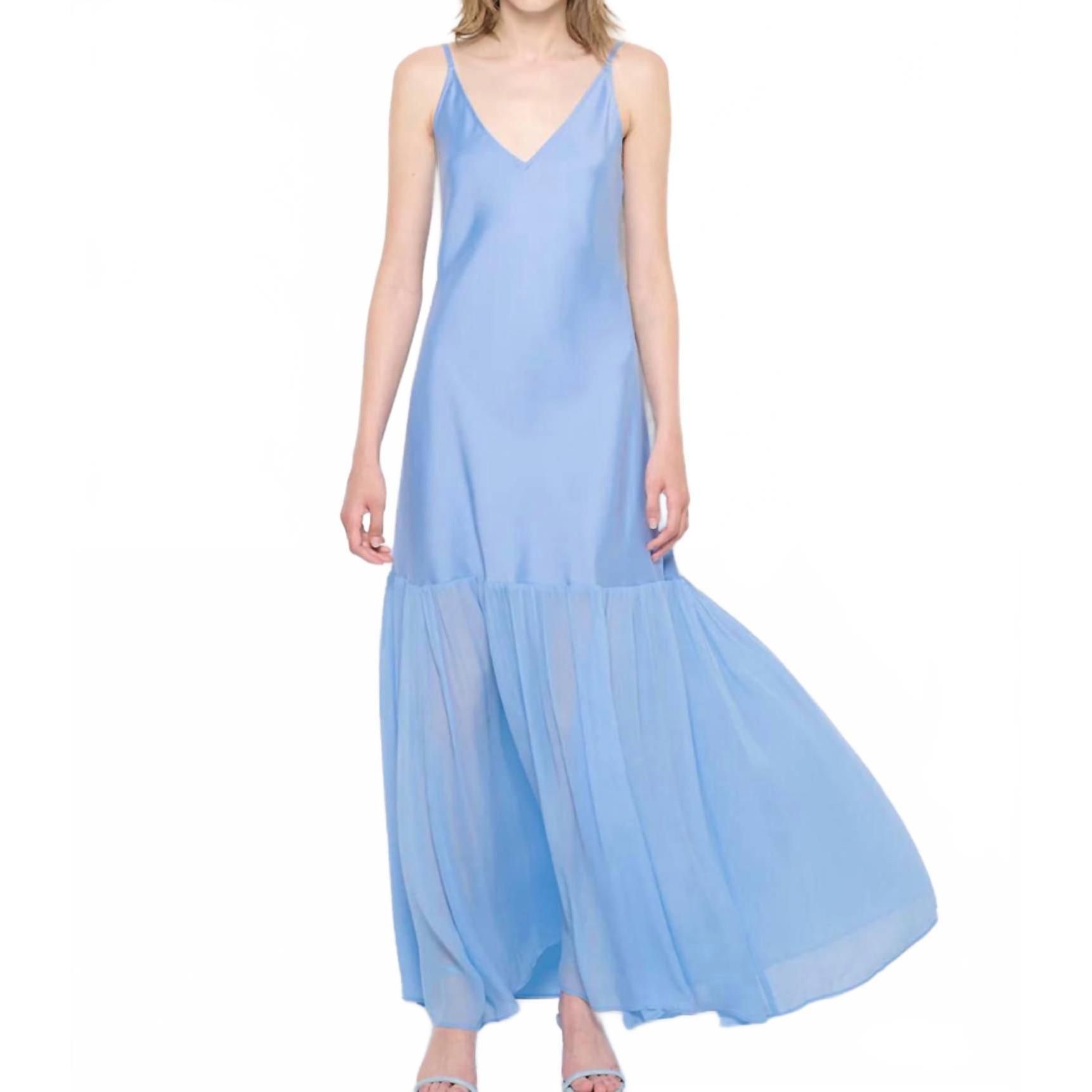 New As By Df Provence Maxi Dress In Blue